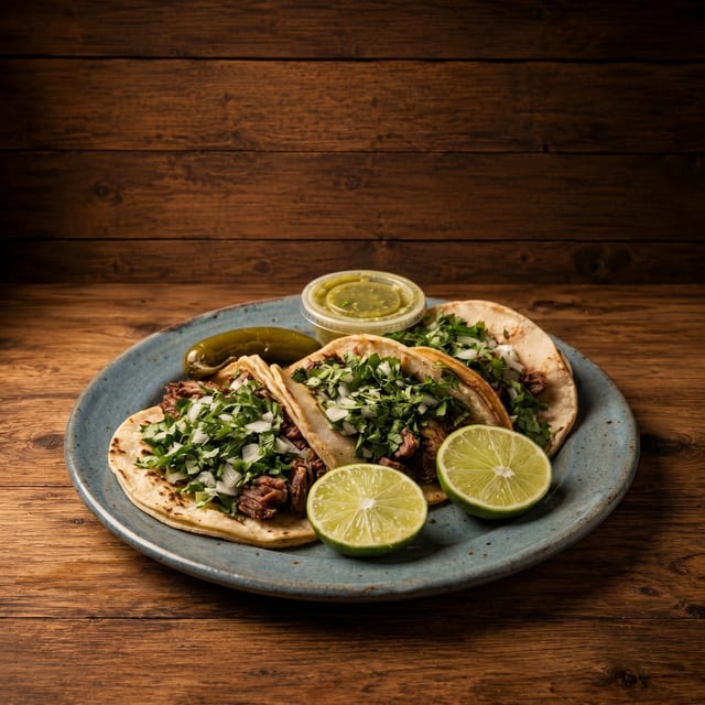 Grilled Steak Meat / Carne Asada Taco.