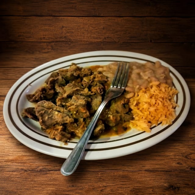 Bistec a la Mexicana Plate.