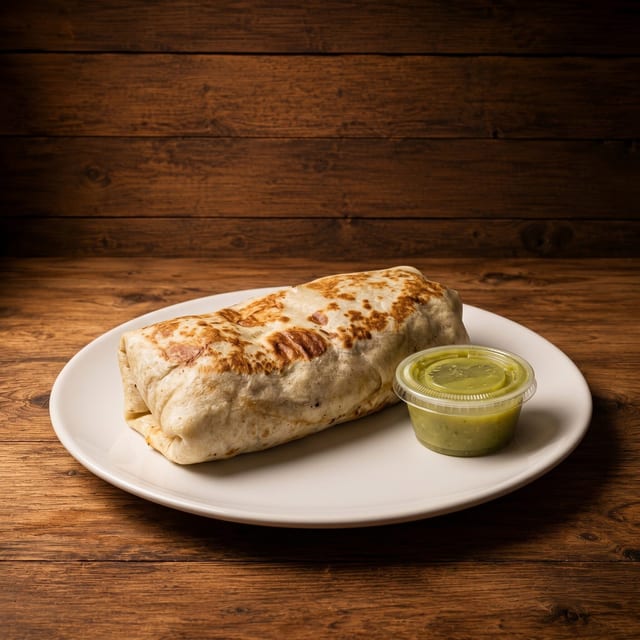 Al Pastor / Marinated Pork Burrito.
