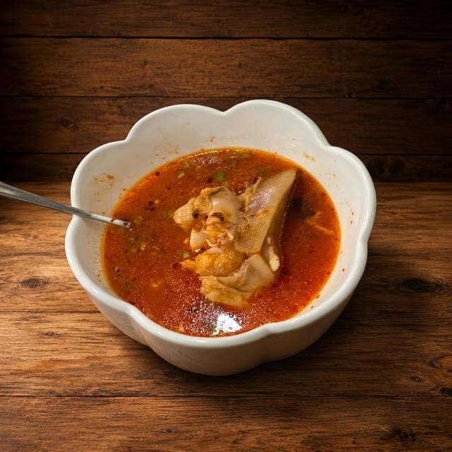 Beef Tripe / Menudo Soup.