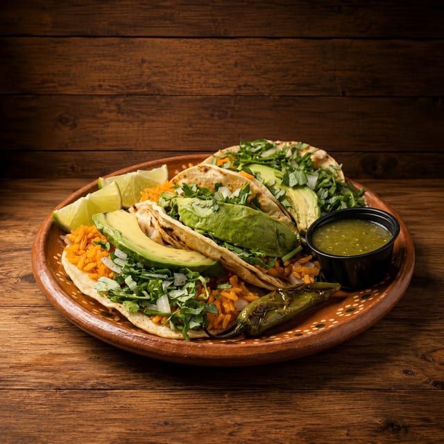 Vegetariano / Vegetarian Taco.