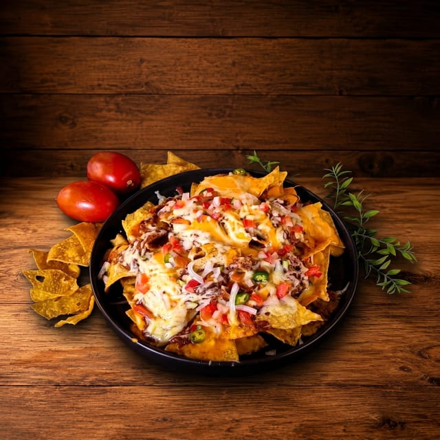 Tripa / Beef Intestine Nachos.