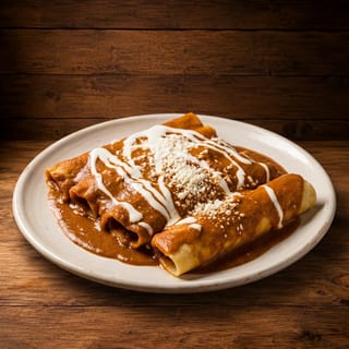 Enchiladas with Salsa